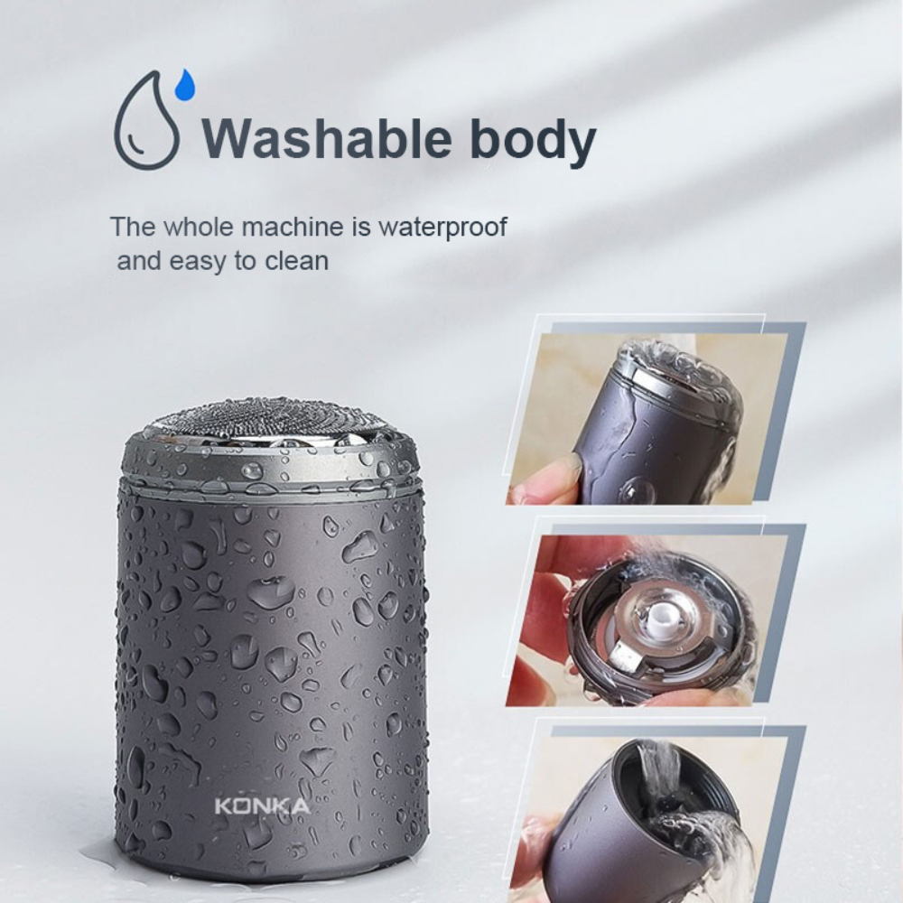 Máy Cạo Râu Cạo Khô Sát Chân Râu Không Đau Sạc Nhanh Chống Thấm Nước