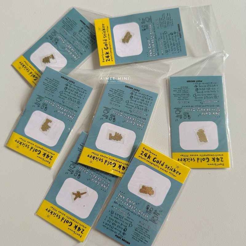 Miếng Dán Chống Bức Xạ Điện Từ Pony Brown Hàn Quốc