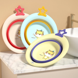 Chậu rửa mặt gấp gọn cho bé, chậu rửa có nhiều hình cho bé Trai/ Gái (KT: 30x30x10cm)
