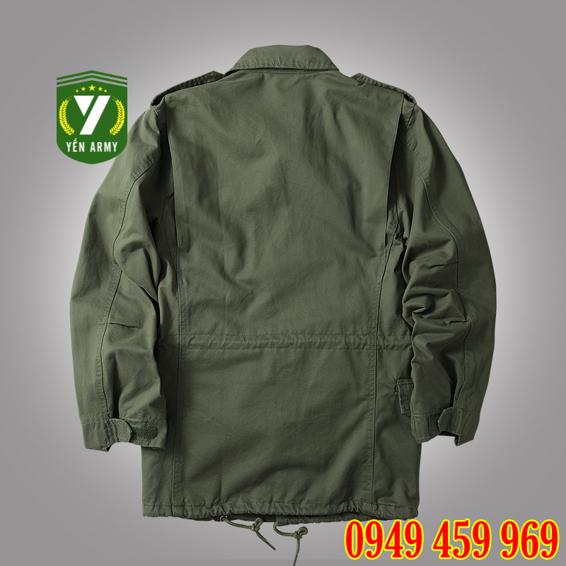 Áo Khoác Lính Philaket - Nato - M65 Hàng Kaki 2 Lớp Xịn Full Size 50kg - 100kg