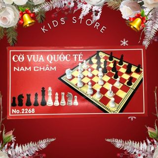 Cờ vua quốc tế nam châm mã 2236/2268, cờ cá ngựa nam châm nhỡ, cờ cá ngựa nam châm to