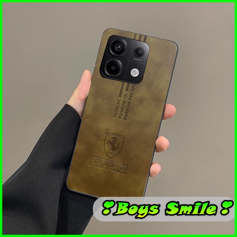 Ốp da Ferari cho Xiaomi Redmi Note 13 Note 13pro Note 13pro+