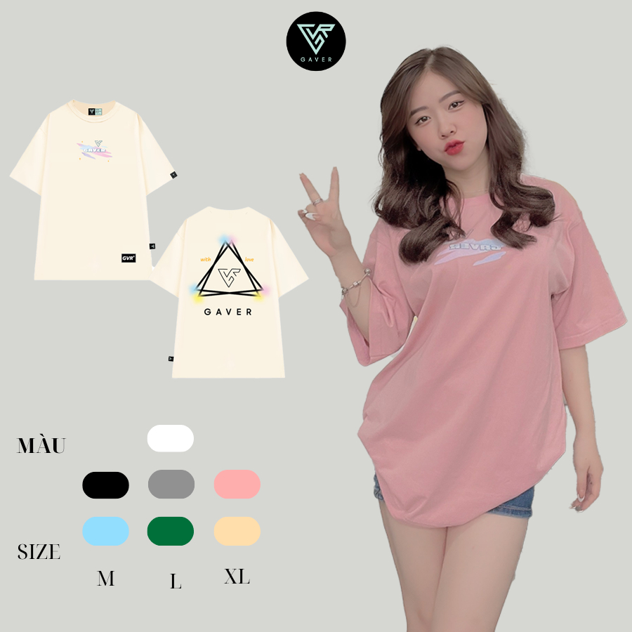Áo thun Localbrand GAVER - GALAXY unisex form rộng tay lỡ