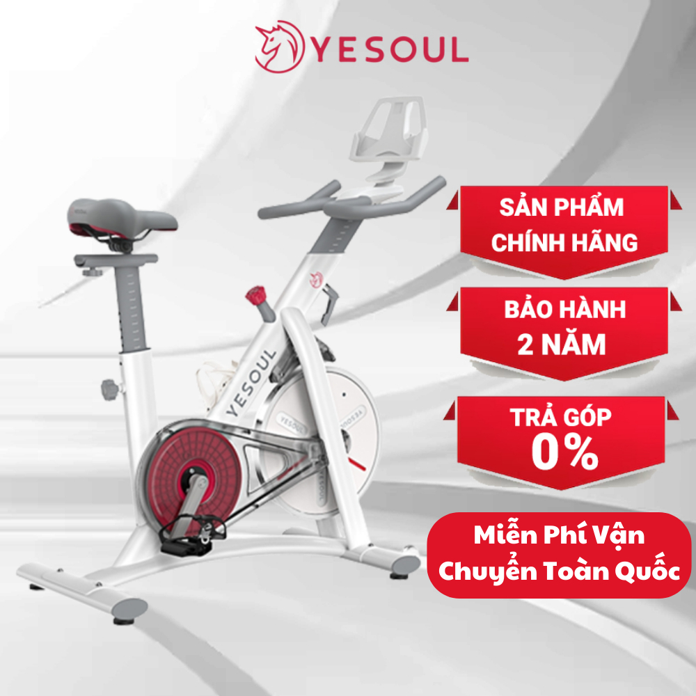 Xe Đạp Tập Thể Dục Tại Nhà YESOUL S3 Kháng Lực Từ Bánh Đà 6kg Kết Nối App Tập Luyện Thông Minh