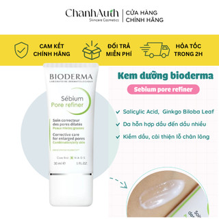 Kem dưỡng cho da dầu mụn Bioz.derma P0re Refiner