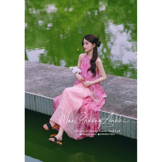 Set yếm hoa nhí cổ tàu