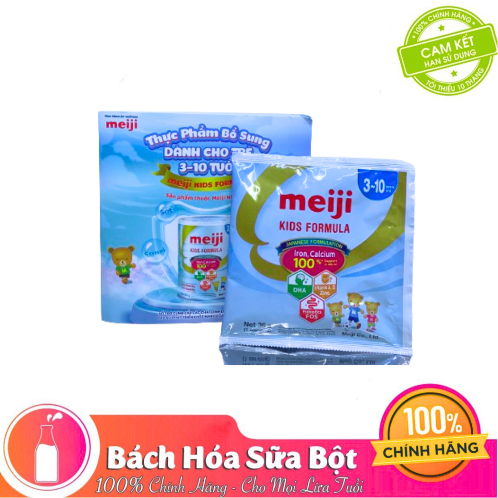 Gói Dùng Thử Sữa Bột Meiji Kids Formula Nhập Khẩu Số 3 - 10 tuổi (36g)