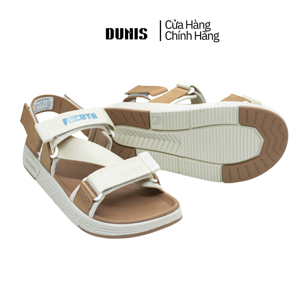 Giày sandal nam nữ unisex đi học quai ngang Facota FC05 Sport  đế cao 3 phân