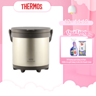Nồi ủ Thermos TCRA - 4500 GL 4.5L màu Gold, hàng chính hãng, bảo hành 24 tháng.