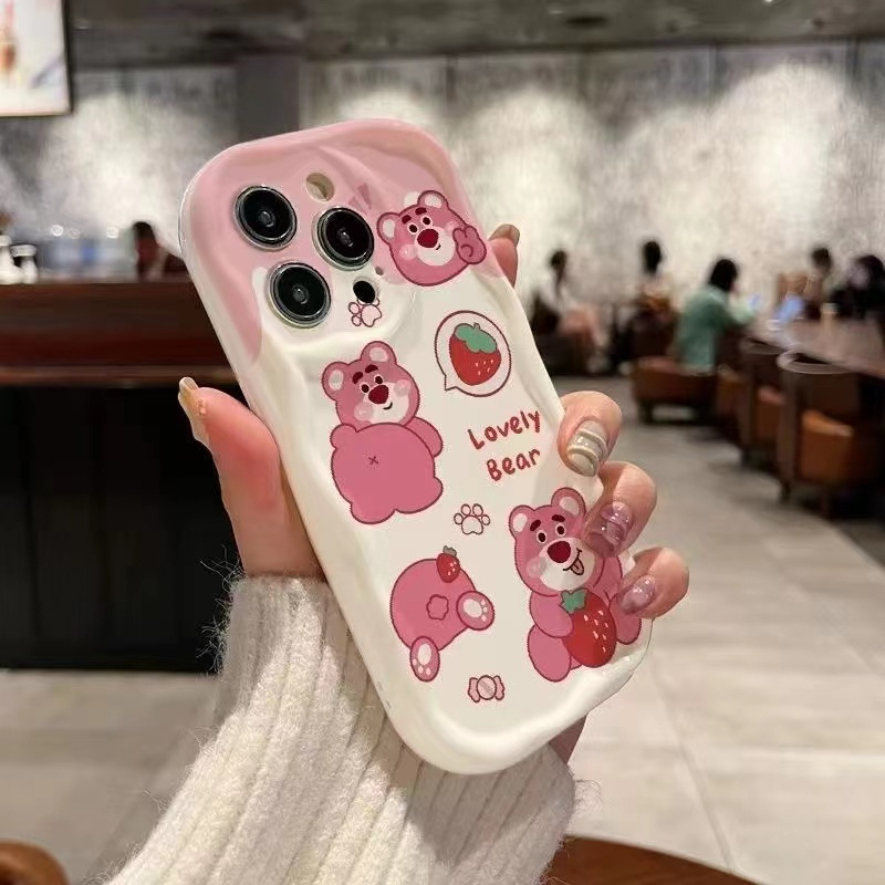 ốp lưng Gấu dâu tây iphone 6 / 6plus /6s / 6splus / 7 /7plus /8 / 8plus / xr / xs /11/12/13/14/15 promax sk1036