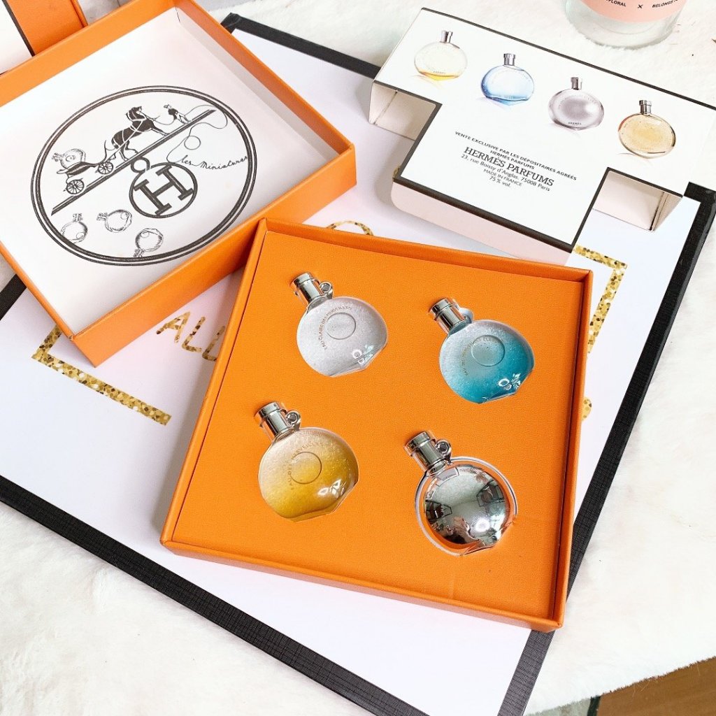 Nước Hoa Hermes Parfums Set 4 Chai Mini