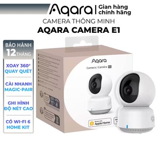Camera Aqara E1 - Hỗ trợ Apple HomeKit, Quay quét 360 độ, Phát hiện người bằng AI, Lưu trữ video trên iCloud/Thẻ nhớ/NAS