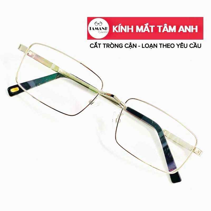 Gọng kính cận, viễn niko.n titan dành cho namsiêu dẻo, siêu nhẹ tặng hộp và khăn lau kính