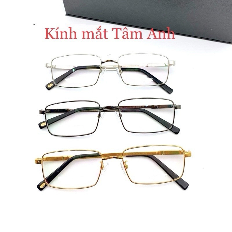 Gọng kính cận, viễn niko.n titan dành cho namsiêu dẻo, siêu nhẹ tặng hộp và khăn lau kính