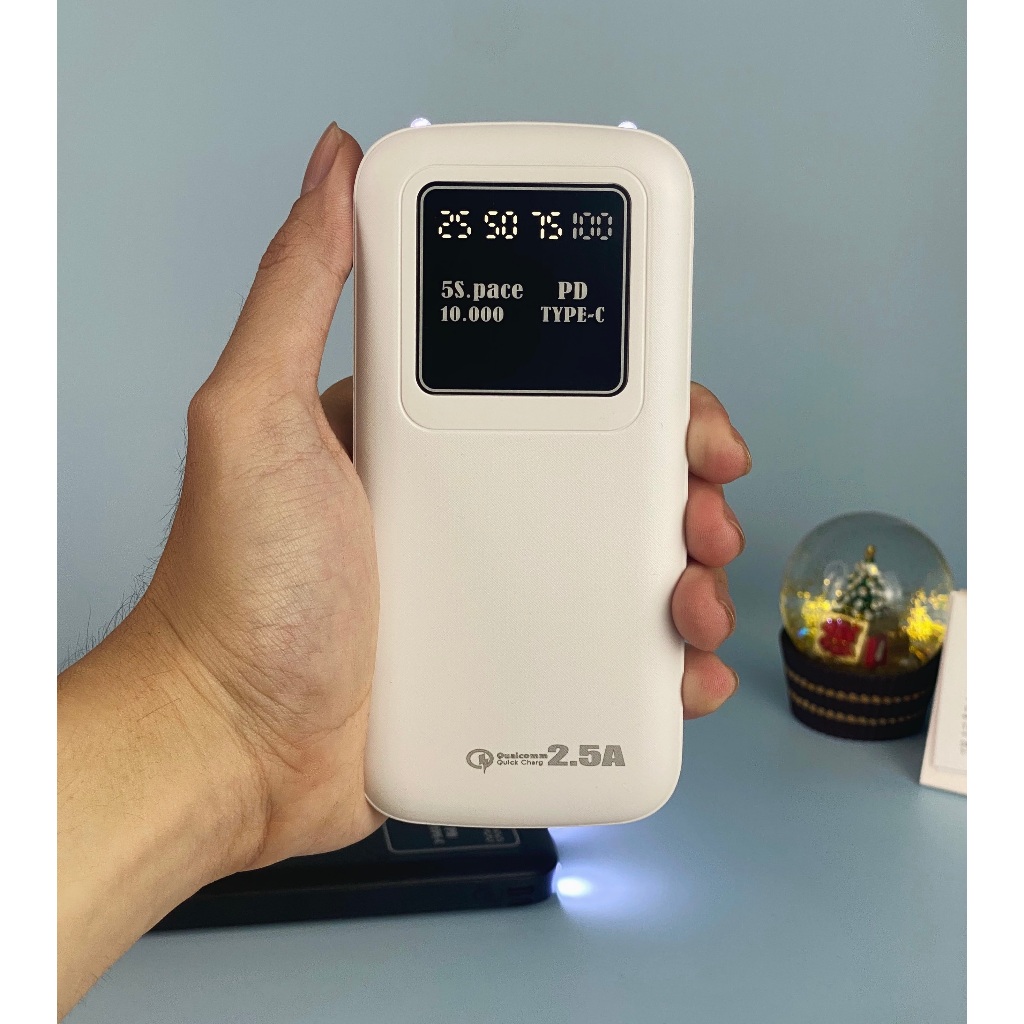 Sạc Dự Phòng 10000Amh Pin Dự Phòng 5s Pace 🔥Chính Hãng Hàng Việt Nam🔥 Bảo Hành 12 Tháng