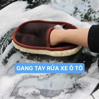 Găng Tay Rửa Xe Ô Tô Chuyên Dụng Bằng Lông Mềm Mại Không Làm Trầy Xước Xe
