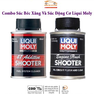 Bộ 2 Sản Phẩm: Dung Dịch Súc Béc Xăng Liqui moly- Vệ Sinh Béc Xăng+ Dung Dịch Vệ Sinh Động Cơ- Súc Động Cơ Liqui Moly
