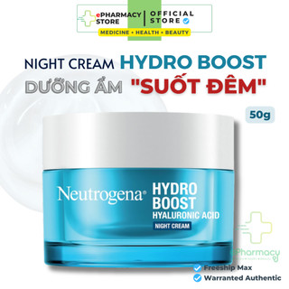 Mặt Nạ Ngủ NEUTROGENA Hydro Boost Hyaluronic Acid Night Cream 50g