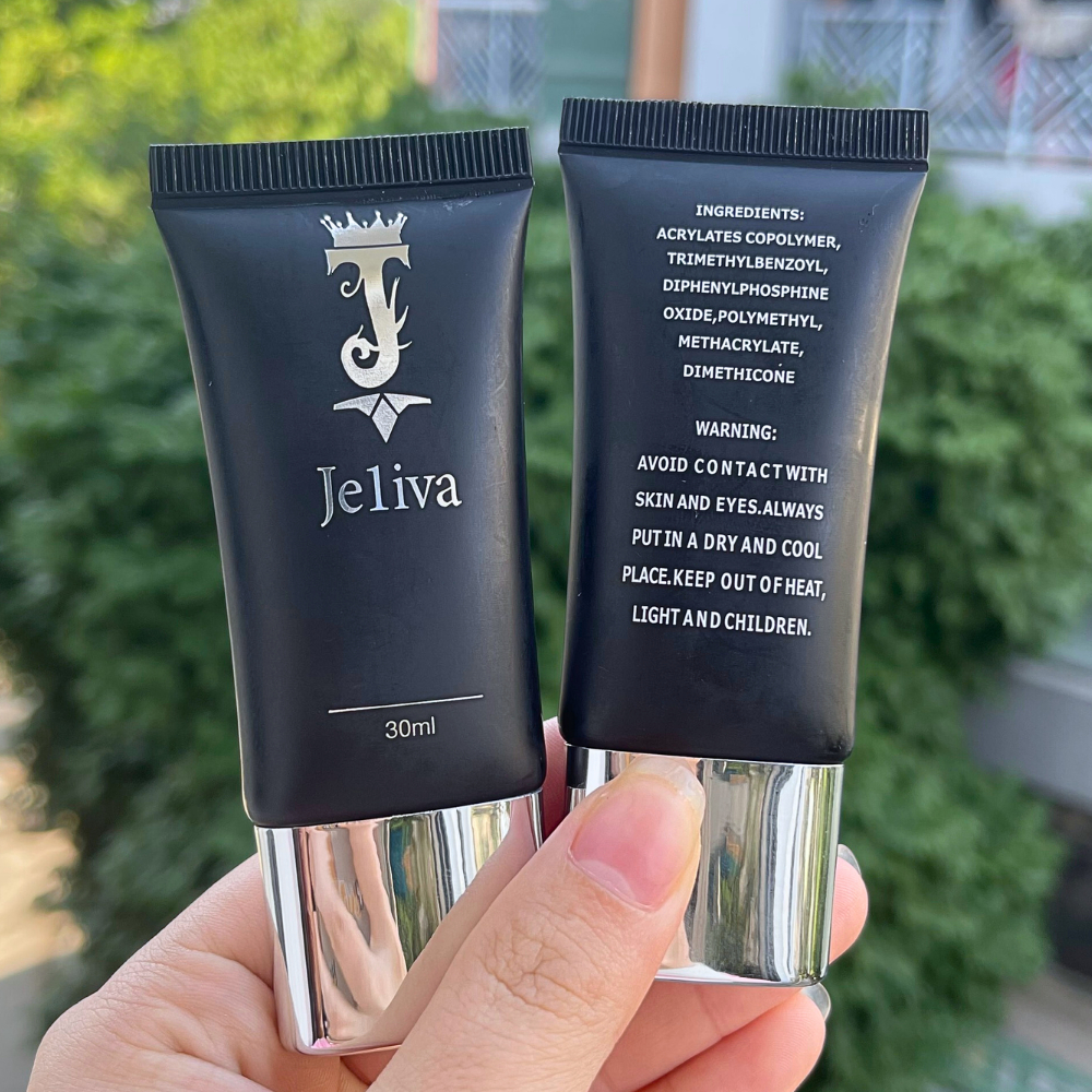 Gel gôm đắp móng JELIVA không chảy