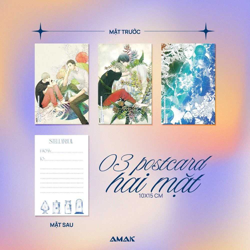 Truyện tranh Stellarium - Tặng kèm 3 Postcard màu - Boys Love - AMAK