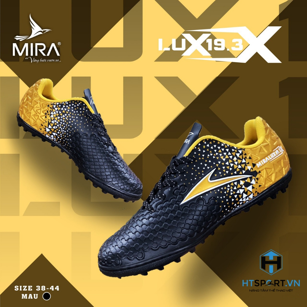Giày đá bóng Mira Lux 19.3 bóng đá sân cỏ nhân tạo giá rẻ chính hãng cao cấp full box