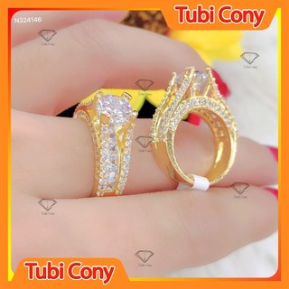 Nhẫn Nữ Mạ Vàng 18K Mẫu N475 - Mang đi chơi, đi tiệc rất đẹp - Tubi Cony