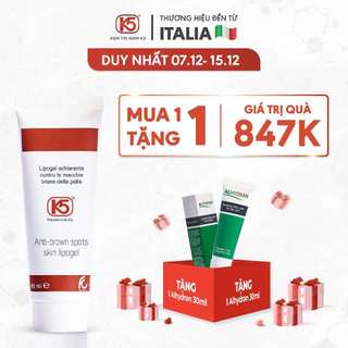 Kem mờ nám, thâm, tàn nhang cao cấp K5 Lipogel nhập khẩu Italia 40ml