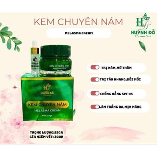 Kem face nám melasma cream huỳnh đỗ tặng 5ml serum dưỡng