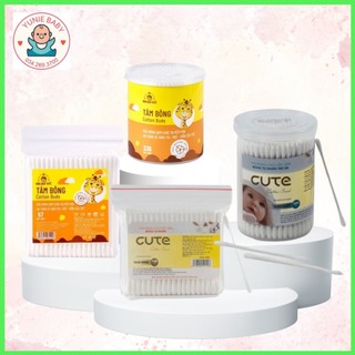 Tăm bông trẻ em thân nhựa Merigo, Cute cho bé