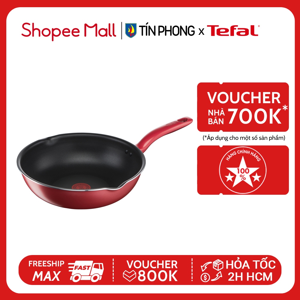 Chảo chiên chống dính sâu lòng Tefal So Chef 24cm (G1358495) - Chất lượng cao, giá tốt, hàng chính hãng, bảo hành 24 năm