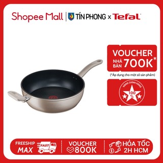Chảo chiên chống dính sâu lòng Tefal Sensations 28cm (H9109014) - Dùng mọi loại bếp - Hỏa tốc 2h HCM