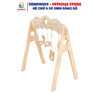 Kệ Chữ A Treo Lục Lạc Xúc Xắc Benrikids Cho Trẻ Sơ Sinh Treo Đồ Chơi Bằng