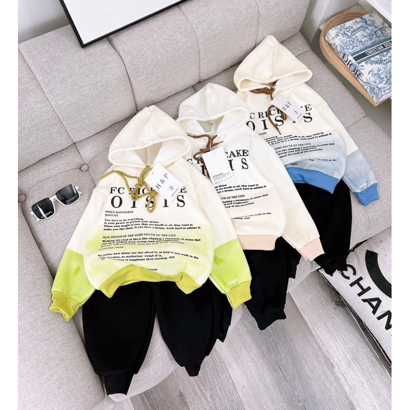 Bộ loang mũ chữ OISIS bé trai