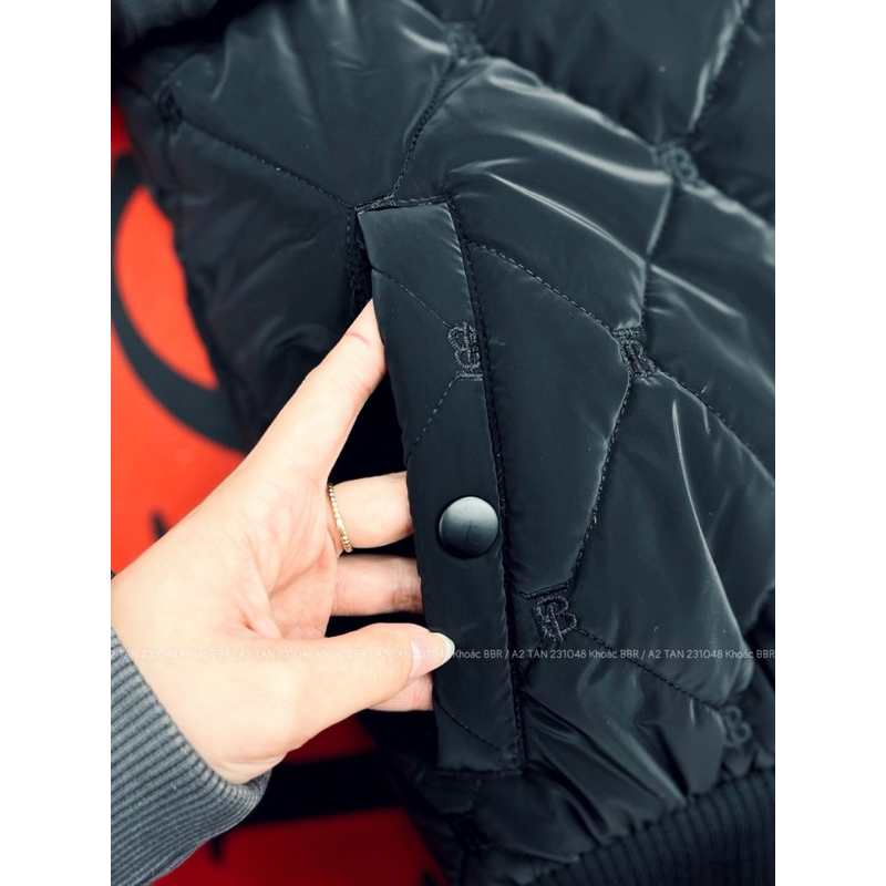 ✅New✅Áo Khoác Trần Bông B.B.R Thêu Ngực
