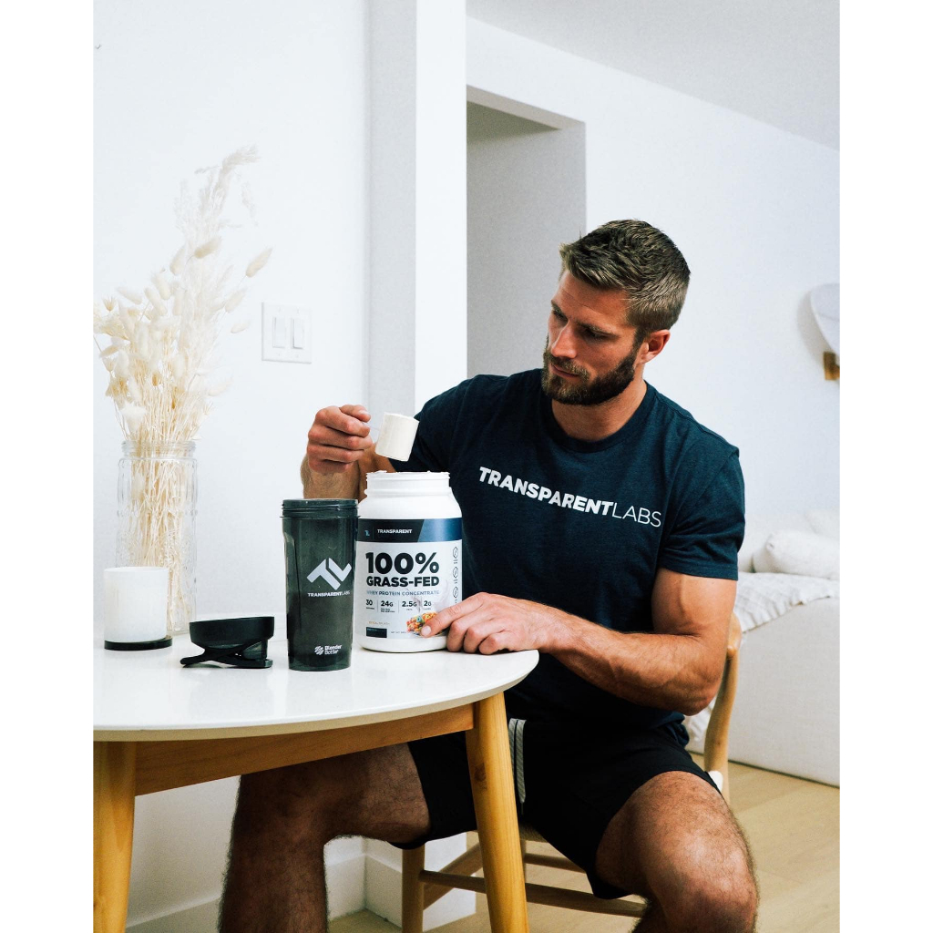 100% Grass-Fed Whey Protein Isolate '' Transparent Labs '' : 4lbs 57 lần dùng