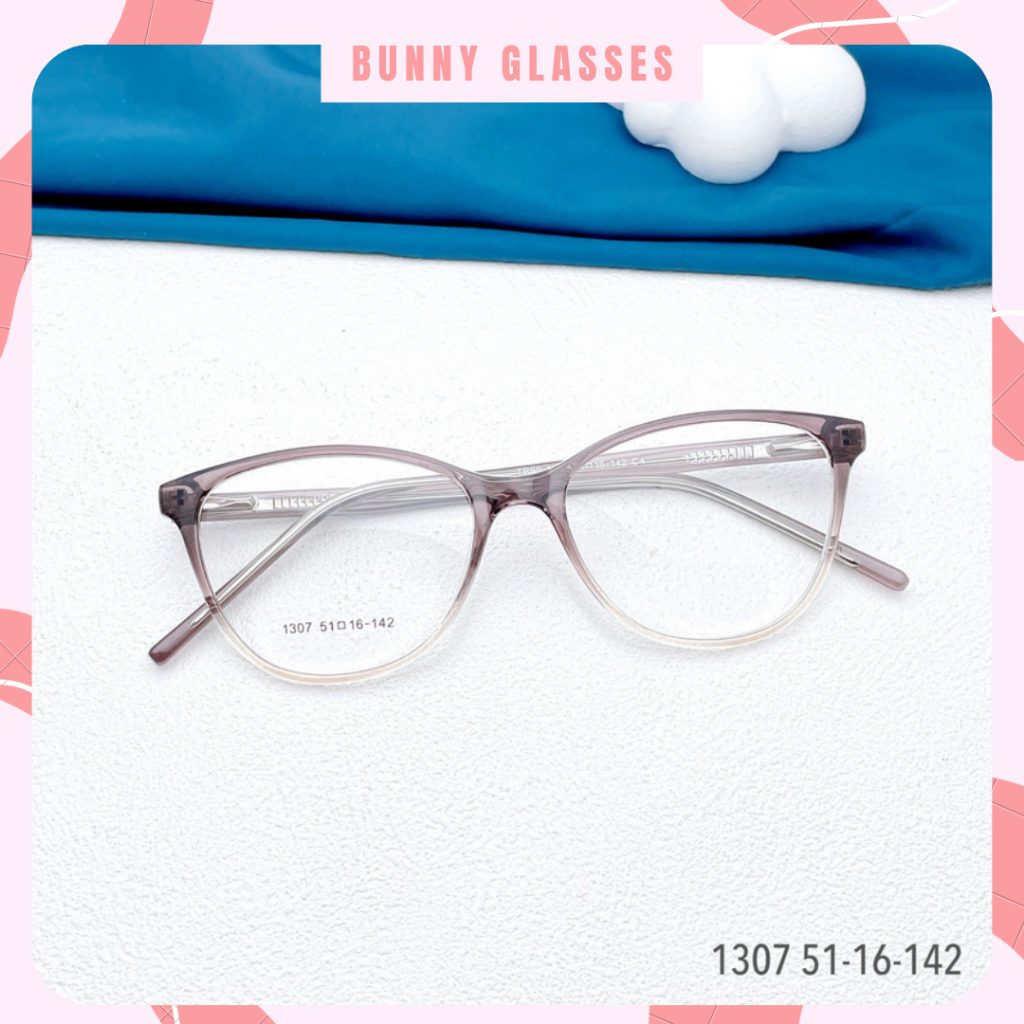 Gọng kính mắt mèo giá rẻ Bunny glasses thời trang cao cấp có thể thay mắt cận 1307