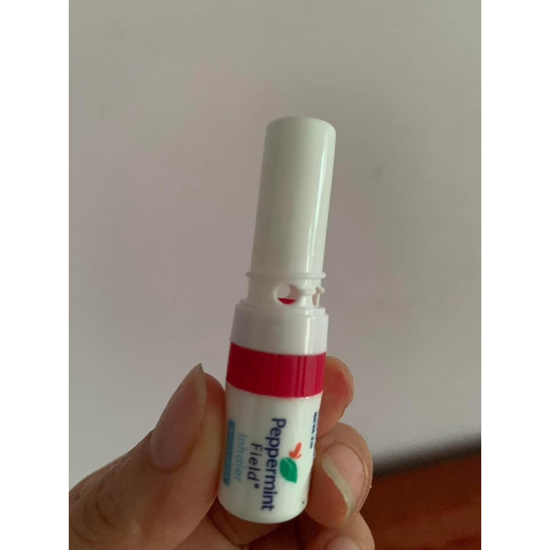 01 Ống Hít Thông Mũi Hương Bạc Hà Nguyên Bản 2 Đầu Peppermint Field Thái Lan