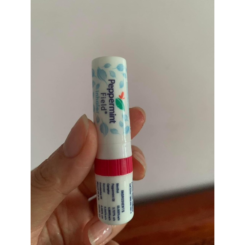 01 Ống Hít Thông Mũi Hương Bạc Hà Nguyên Bản 2 Đầu Peppermint Field Thái Lan