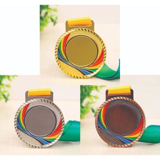 Huy chương thể thao bảy màu kim loại - Huy chương chơn cao cấp