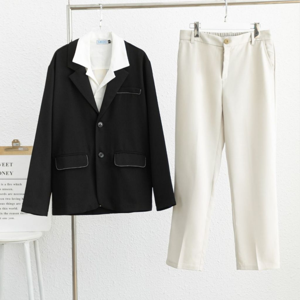 Áo Blazer Nam 1 Lớp  MANDO Dài Tay Vải Tuyết Mưa Cao Cấp Trơn Họa Tiết Basic Thời Trang Hàn Quốc BLZ002