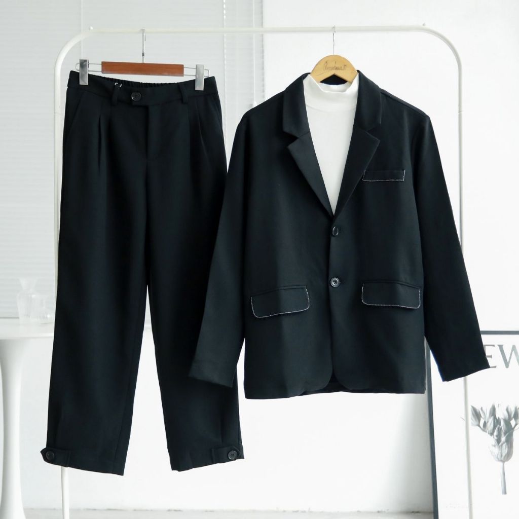 Áo Blazer Nam 1 Lớp  MANDO Dài Tay Vải Tuyết Mưa Cao Cấp Trơn Họa Tiết Basic Thời Trang Hàn Quốc BLZ002