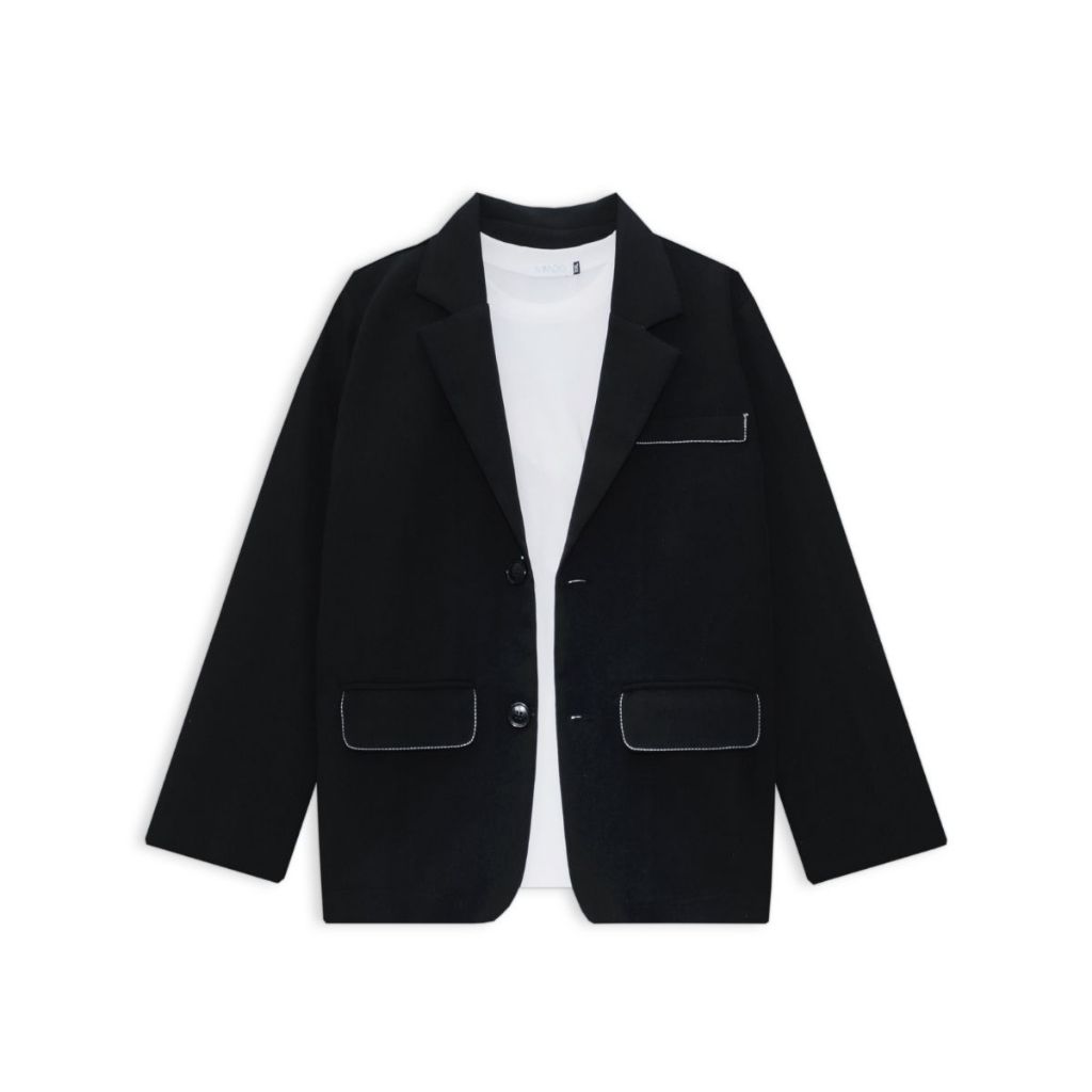 Áo Blazer Nam 1 Lớp  MANDO Dài Tay Vải Tuyết Mưa Cao Cấp Trơn Họa Tiết Basic Thời Trang Hàn Quốc BLZ002