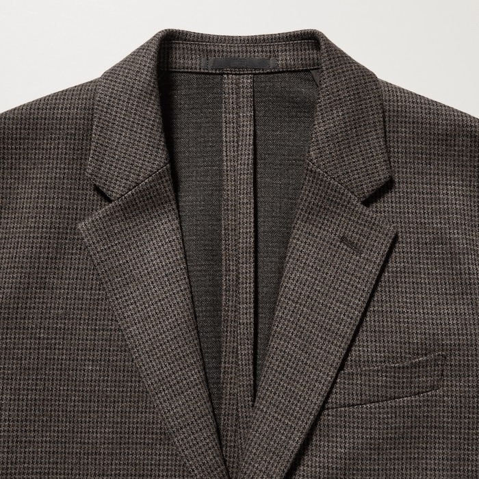 Blazer Uniqlo nam nâu