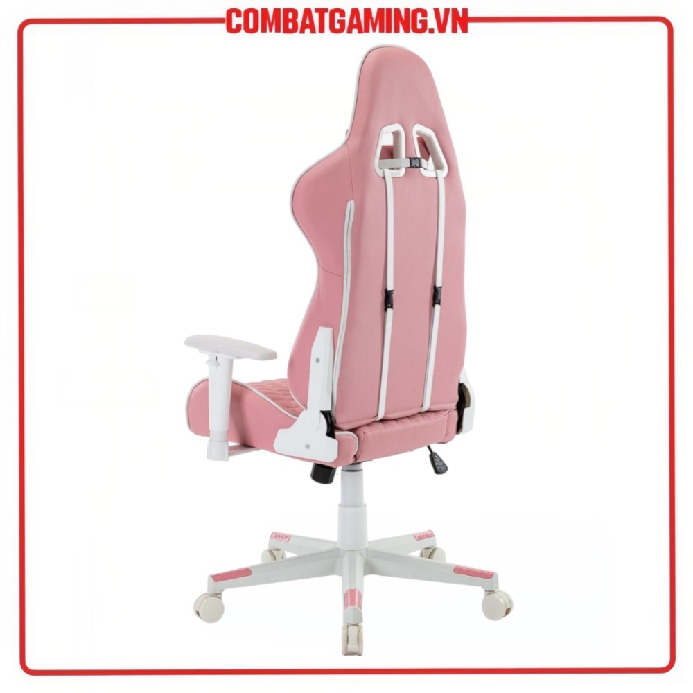 Ghế game Warrior Raider Series – WGC206 White/Pink hàng chính hãng