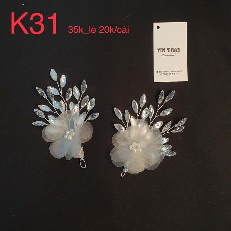 cài tóc cô dâu, cài tóc bà sui, phụ kiẹn tóc cô dâu