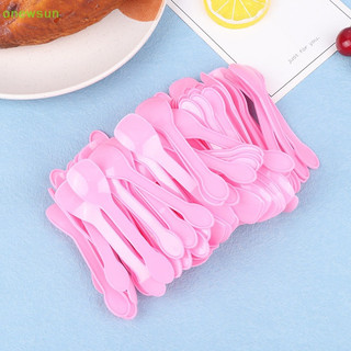 Combo 50 muỗng múc kem [hồng đục]