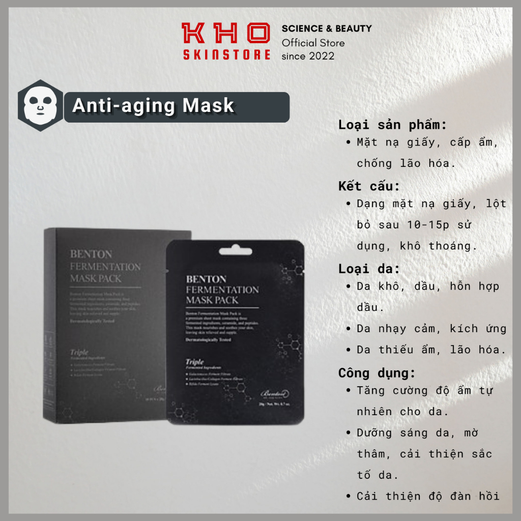 Benton Tinh chất dưỡng Galactomyces