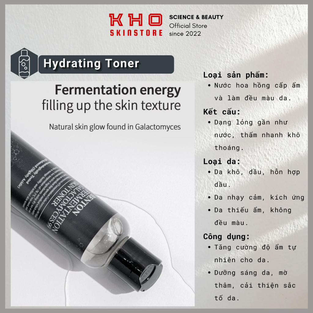 Benton Tinh chất dưỡng Galactomyces