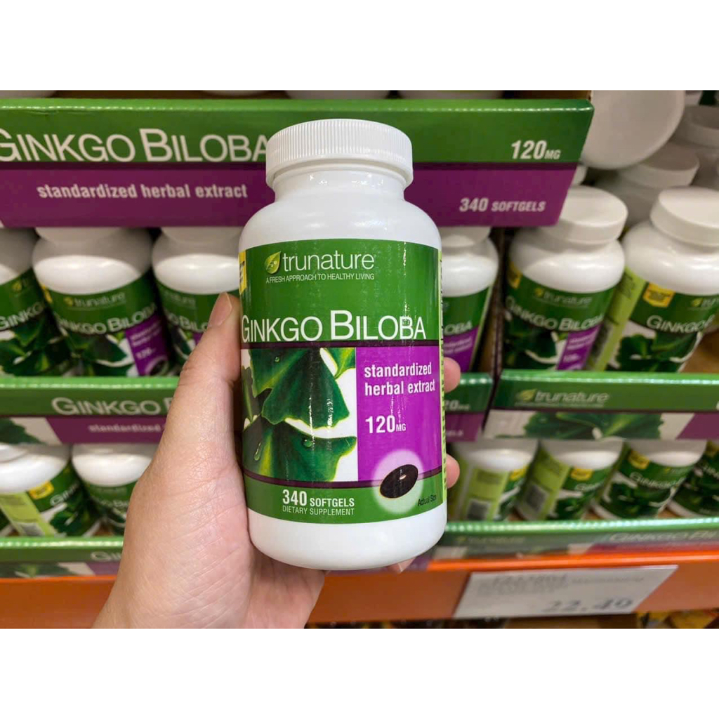 🇺🇸🇺🇸BỔ NÃO GINKGO BILOBA CỦA MỸ 340 v Ưu điểm khi sử dụng Ginkgo Biloba 120mg