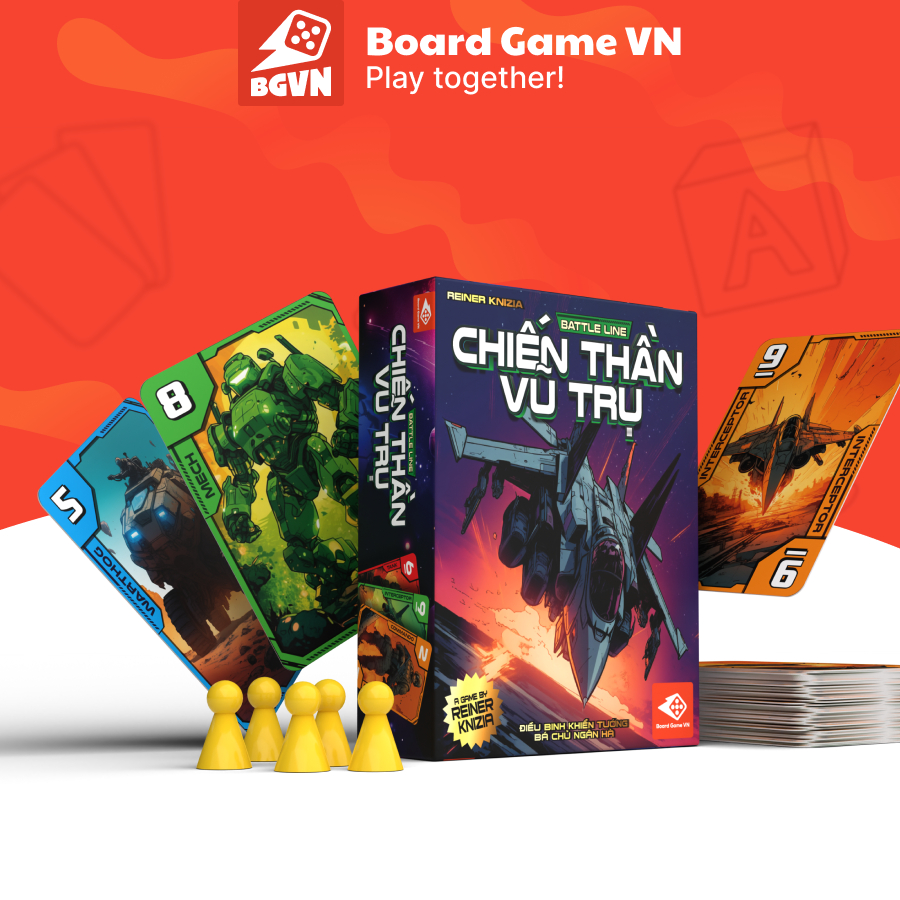 Chiến thần vũ trụ| Trò chơi từ huyền thoại sáng tạo board game thế giới Reiner Knizia | Boardgamevn